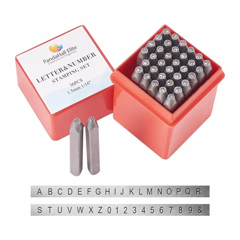 Timbri Lettere Timbro Alfabeto - Stampini Lettere per Fai-da-Te, Tampone di Inchiostro Colorato (36pz