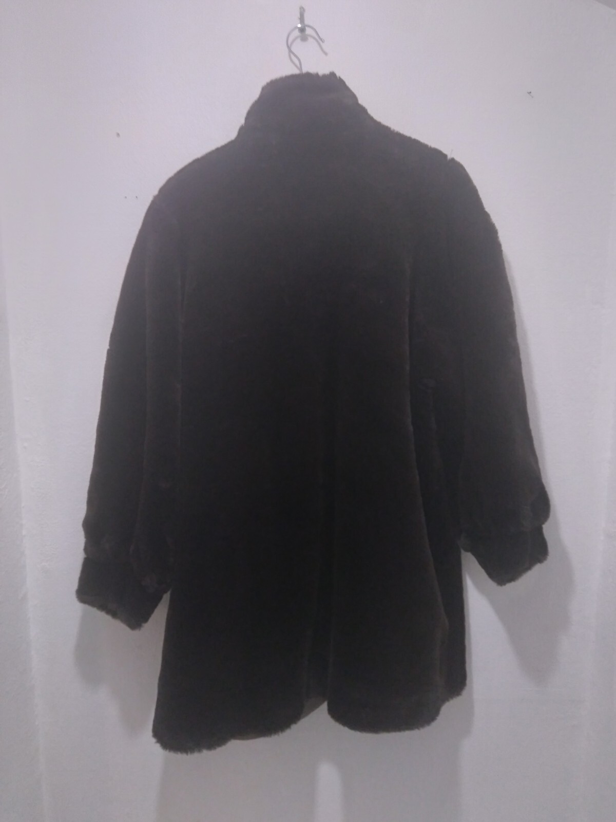 Luxurious Elements Coat Size Medium Brown Fo- Fur - image 2