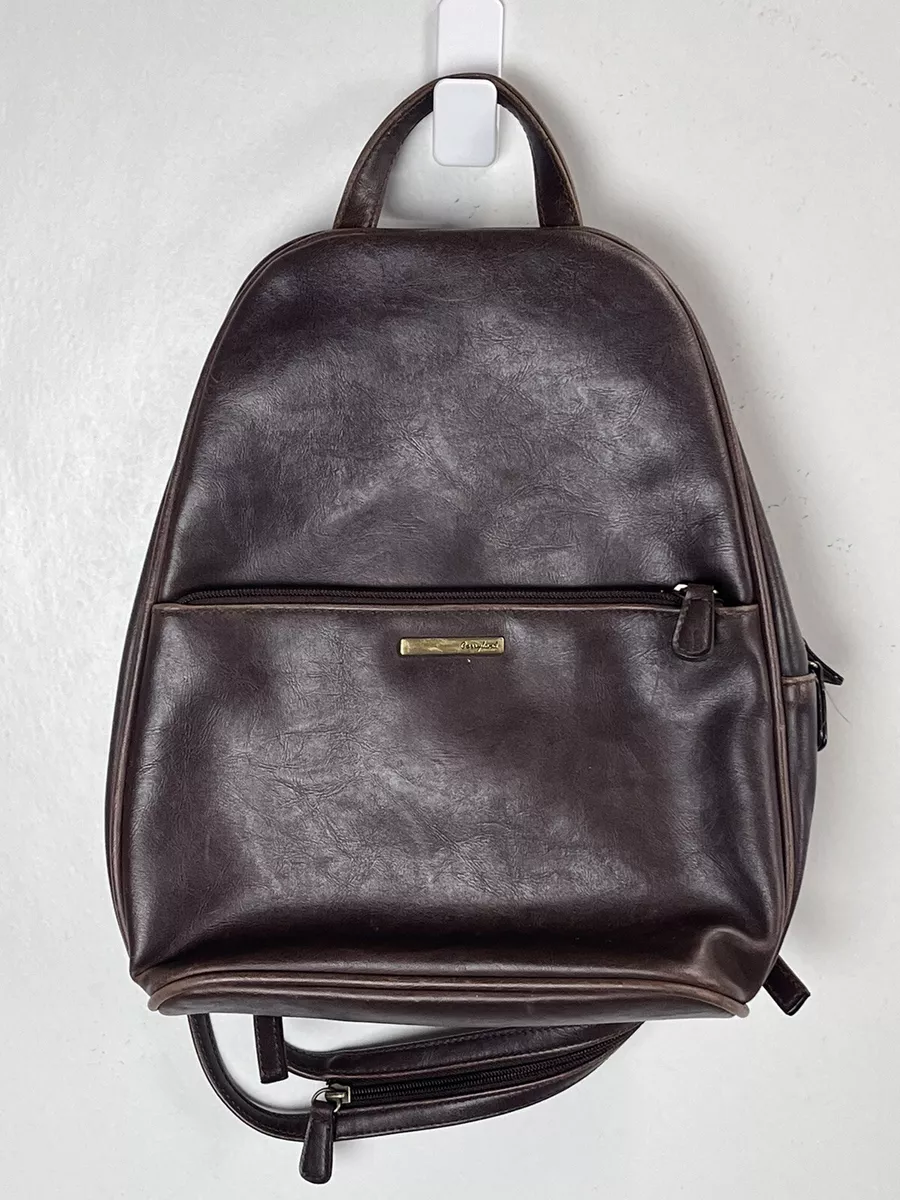 Bags, Carryland Black Faux Leather Mini Backpack