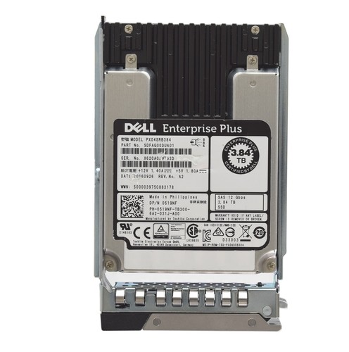 Dell Compellent 2.5" 3.84TB 12GBPS SAS SSD Drive - 519NF PX04SRB384
