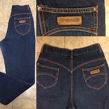 Vintage Gitano High Waist Waisted Jeans 27 in Waist Mom Jeans 80s 1980s