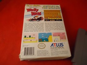 Wacky Races (Nintendo Entertainment System NES, 1992) COMPLETE w/ Box manual 
