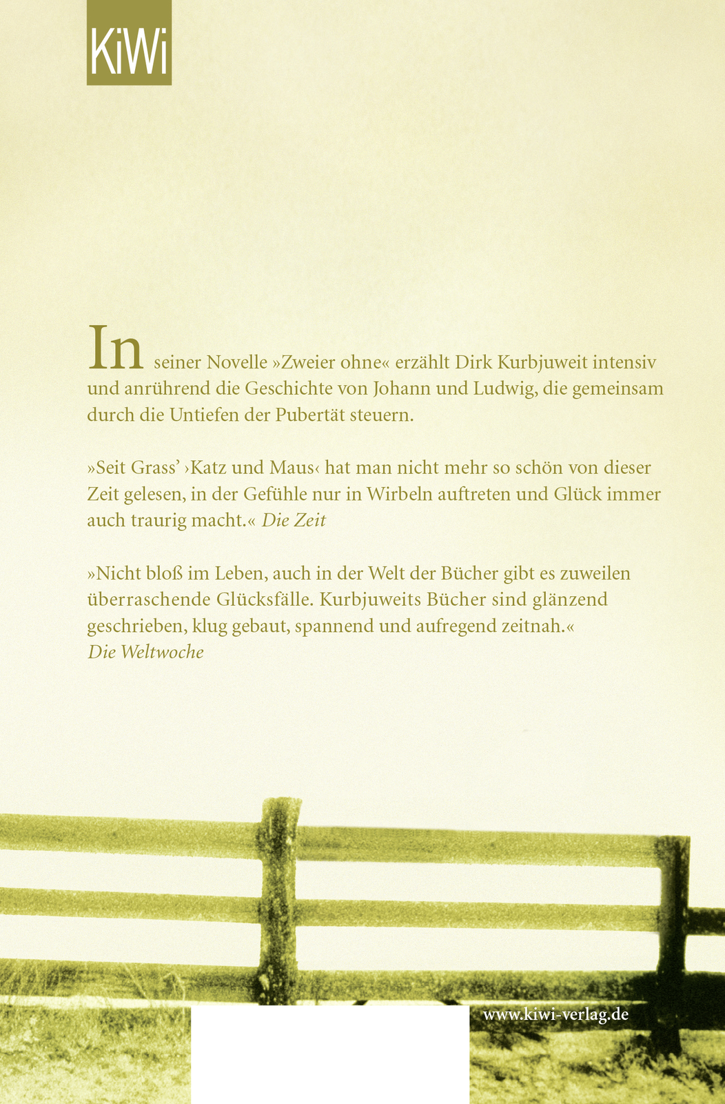 Thumbnail - Dirk Kurbjuweit / Zweier Ohne