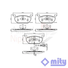 Fits VW Golf Audi A3 Seat Leon Skoda Octavia Brake Pads Set Front Mity