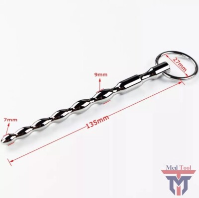 #ad Male Stainless Steel Urethral Dilator Sound Penis Plug new $14.99