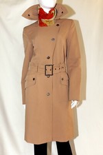 VERSACE Beige Cotton Trench Coat 42, Italy