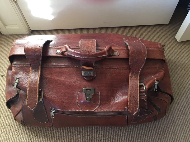 Vintage Leather Bag Bags Gumtree Australia Bendigo City Vintage Leather Bag