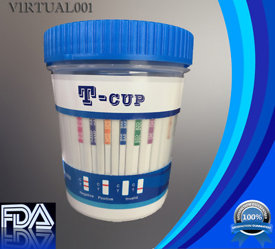 (100) 12 Panel Drug Test Cups FDA CLIA  Free Shipping ----- 100 Cups
