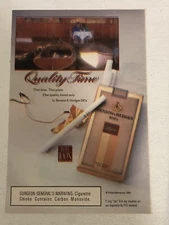 1991 Benson & Hedges Cigarettes Vintage Print Ad Advertisement  pa1