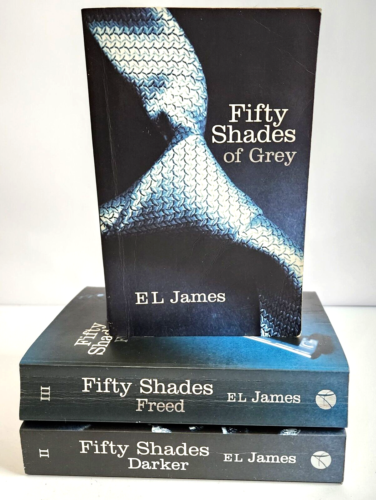 Fifty Shades of Grey Trilogy by E L James Paperback Bundle Lot Romance Fiction - Picture 1 of 5