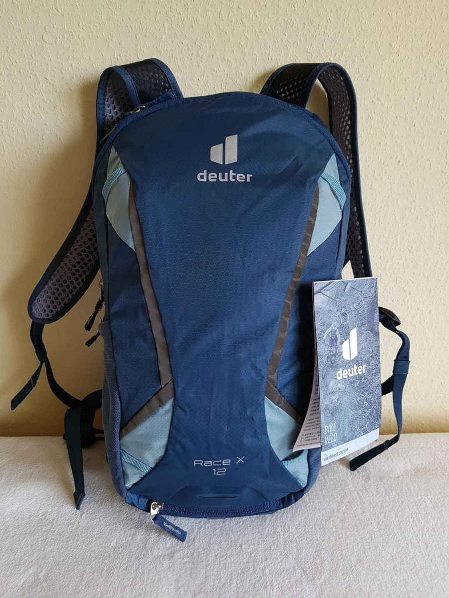 Deuter Rucksack Race X Unisex NEU Regenhülle marine-dusk Backpack Liter 12 | eBay blau