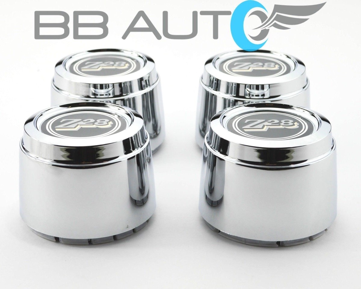 NEW Center Caps Set CHROME for 1977-1979 Camaro Z28 15