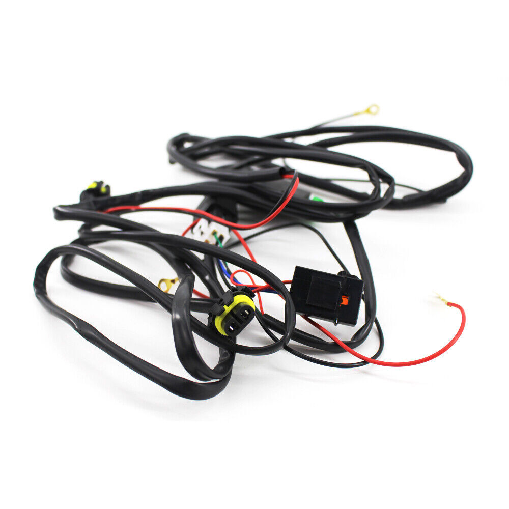 Wiring Harness For HID Conversion Kit add on Fog Light LED DRL 12V 40A H11 H8 PA