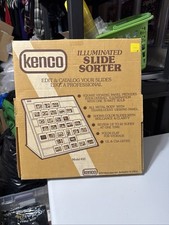 Vintage Kenco illuminated Slide Sorter Preowned Model 450 Bulb Not Included  