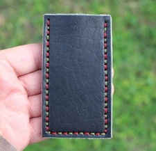 New Handmade BGCK&T Wickett & Craig 8 oz. Leather Slip Sheath Pocket Knife Case