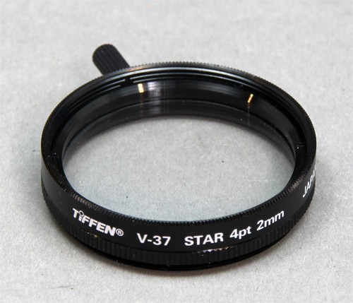 37 mm Einschraubfilter TIFFEN 4pt 2 mm STERN-Effekt 4-Punkt Kreuzsieb Made Japan