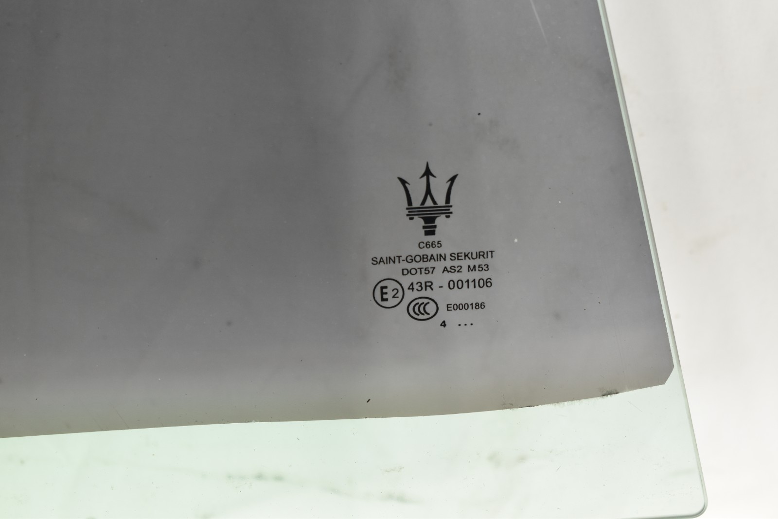 14-22 Maserati Ghibli SQ4 M157 Rear Right Passenger Side Door Window Glass Oem