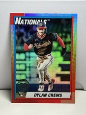 2025 Topps Update 1990 Foil DYLAN CREWS SP RC Rookie! NATIONALS!