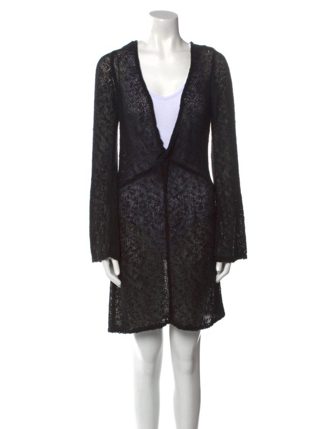 Lspace Authentic Solid Black Palisades Cover Up L… - image 6