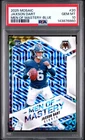 2025 PANINI MOSAIC MEN OF MASTERY BLUE #20 JAXSON DART ROOKIE RC 70/99 PSA 10