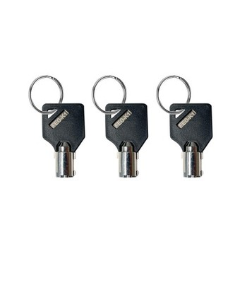 Elevator Fire Service Key Copper Pack of 3 Emergency Reset Keys Black Silver