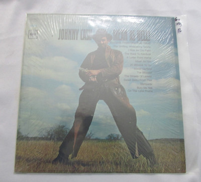 JOHNNY CASH MEAN AS HELL! EX/VG VINYL LP L21