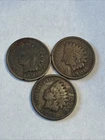 lot of 3 1901 Indian head pennies