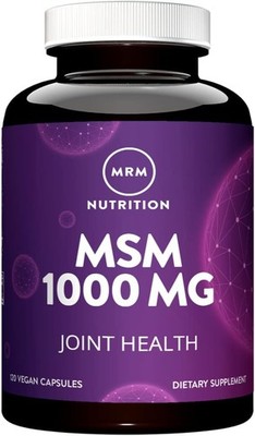 MRM Nutrition MSM 1000mg | Methyl-sulfonyl-Methane Capsules | Joint Health | Hai