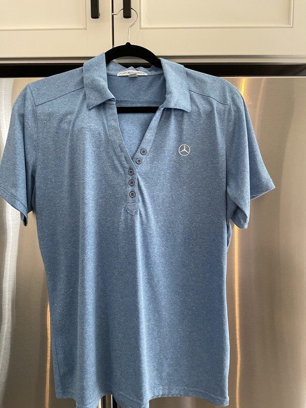 Women's Golf  Port Authority Mercedes-Benz Logo Size Large-light Blue