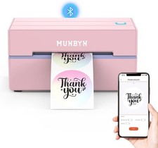 MUNBYN itpp130b Bluetooth Thermal Label Printer ompatible with iPhone & Android