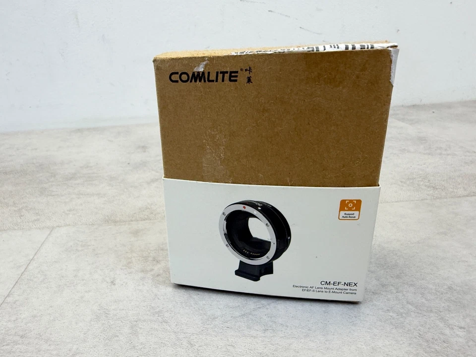 Commlite Auto Focus EF-NEX EF-E Mount Lens Adapter for Canon EF-S lens to Sony E - Image 2 of 4