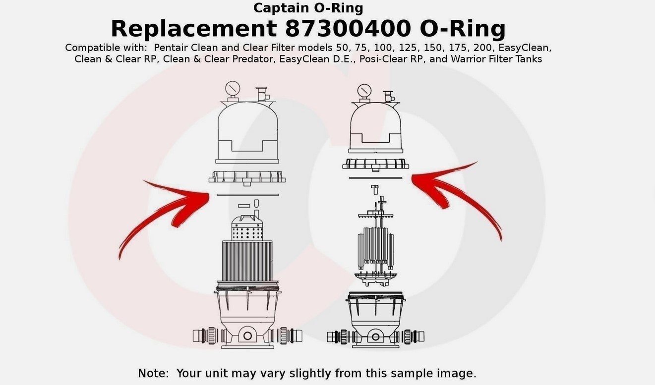Captain O-Ring – Replacement 87300400 O-Ring for Pentair Clean & Clear,...