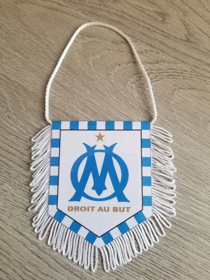 FANION PENNANT WIMPEL FOOTBALL OM MARSEILLE - Photo 1/1