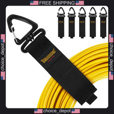6 Pack Heavy-Duty Hook-and-Loop Cable and Hose Straps