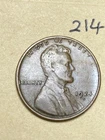 1924-D LINCOLN WHEAT CENT, "VERY FINE" CONDITION, Low Mintage DATE, #214