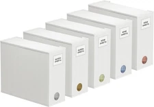 SpaceAid 5 Pack Bed Sheet Organizers and Storage, pack of 5, White, 5 