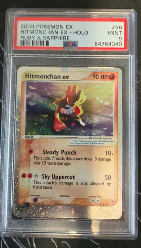 Hitmonchan ex graded PSA 9 for sale on eBay