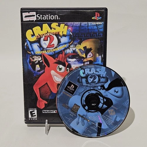 Crash Bandicoot 2 Cortex Strikes Back (Sony Playstation PS1, 1997) Tested