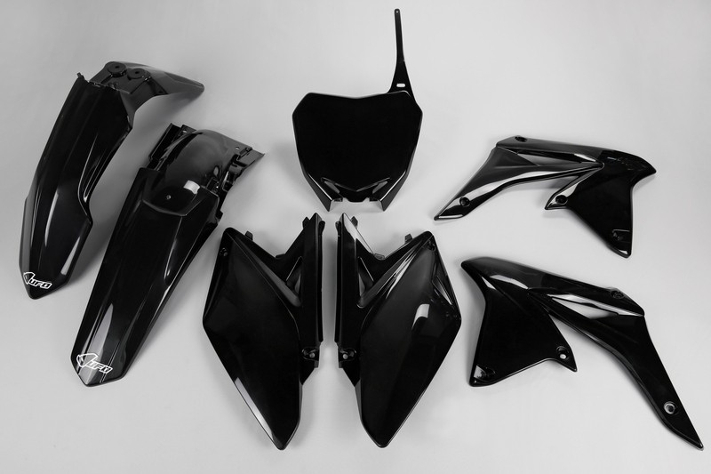Kit plastique OVNI noir anti-rayures pour Suzuki RM-Z250