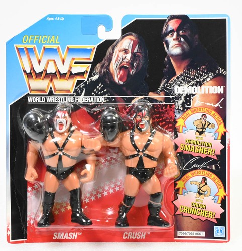 Smash Crush Demolition Smasher Crusher WWF 1990 Ti...