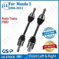 OE Front Pair Left Right CV Axle Shaft Set For 2006-13 Mazda 3 5 FWD Auto Trans