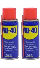 WD-40 Multi-Use Product Double Pack Spray, 2x100ml, Handy Can for Home & Toolbox 32.45 per litre