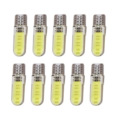 SODIAL 10 Pcs T10 W5W Cob Led Voiture Auto Coin Intérieur Côté Parking Ampoule Dôm9565