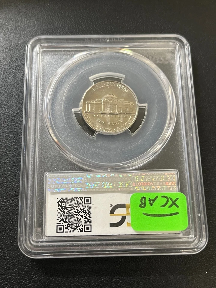 1938 PROOF JEFFERSON NICKEL PCGS PR-66 - PROOF - FIRST YEAR - CERTIFIED SLAB -5C - Image 2 of 2