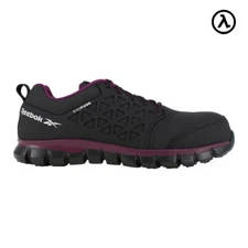 REEBOK SUBLITE CUSHION WORK WOMEN'S ATHLETIC SHOE BLACK PLUM BOOTS RB492 - NEW