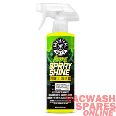 CHEMICAL GUYS LUCENT SPRAY SHINE - SYNTHETIC SPRAY WAX - SILK SHINE - REFLECTION