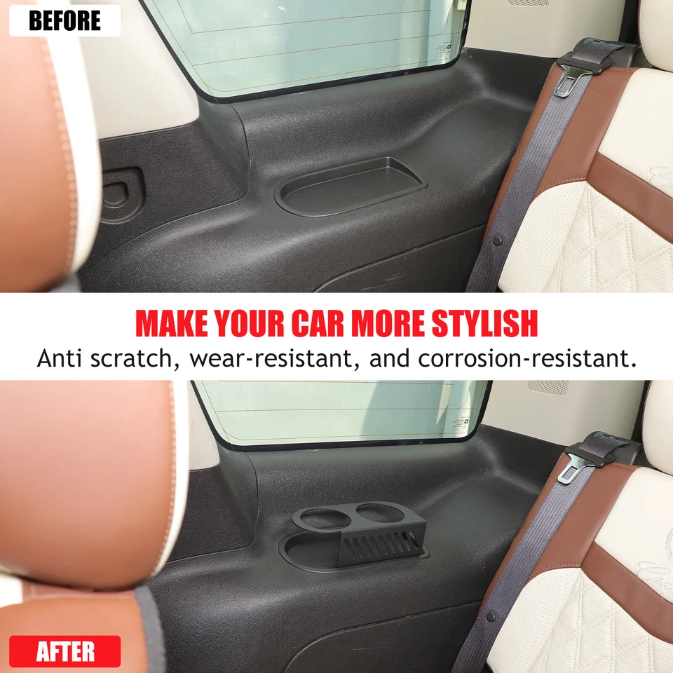 Soporte de montaje doble portavasos derecho 3ª fila para Cadillac Escalade 2007-14 Foto 3 de 4