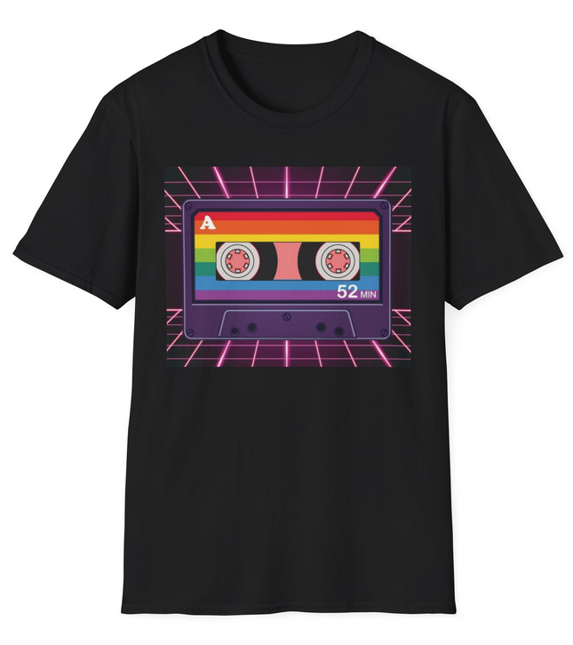 Born in the 80's cassette printed tee