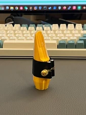3D printed  alto saxophone mouthpiece. custom color.