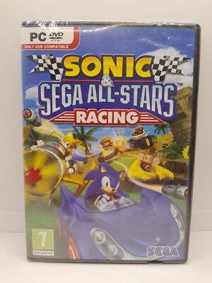 Sonic & Sega All-Stars Racing | PC DVD ROM, UK PAL | Brandneu Versiegelt